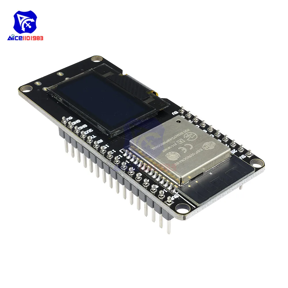 ESP32 ESP-WROOM-32 0,9" дюймовый oled-дисплей 2,4 ГГц WiFi Bluetooth двухрежимный модуль для Arduino Wemos D1 AP STA