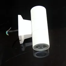 Yrank 4 шт./лот Высокое качество 6x2 Вт настенный светильник LED 12 Вт Наружное освещение для крыльцо Сад Двор коридор теплые холодный белый цвет;