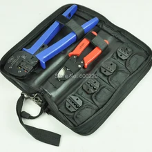 Комбинированные ручные щипцы для обжима Набор с кабельным резаком и сменными штампами, комбинированные наборы инструментов A-K03D многофункциональный инструмент комплект