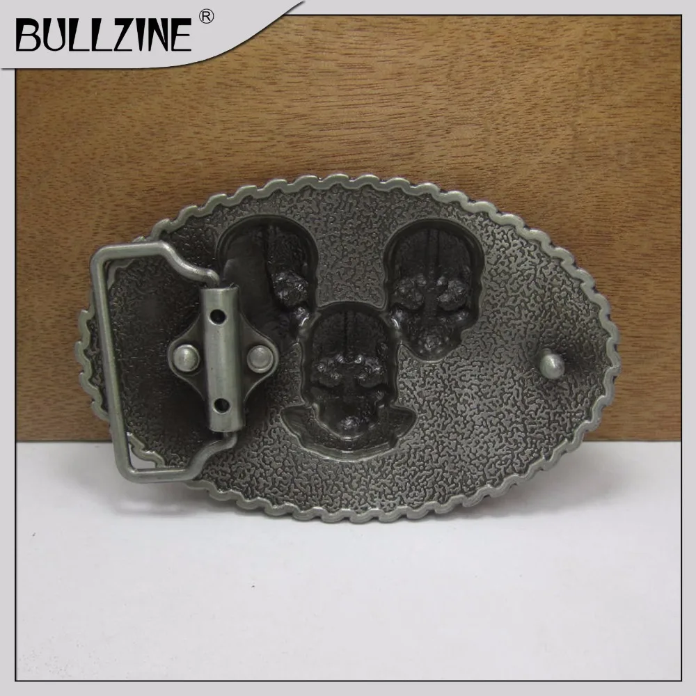 Пряжка для ремня с черепом Bullzine оловянной отделкой|belt buckle|skull belt bucklebelt skull buckle |
