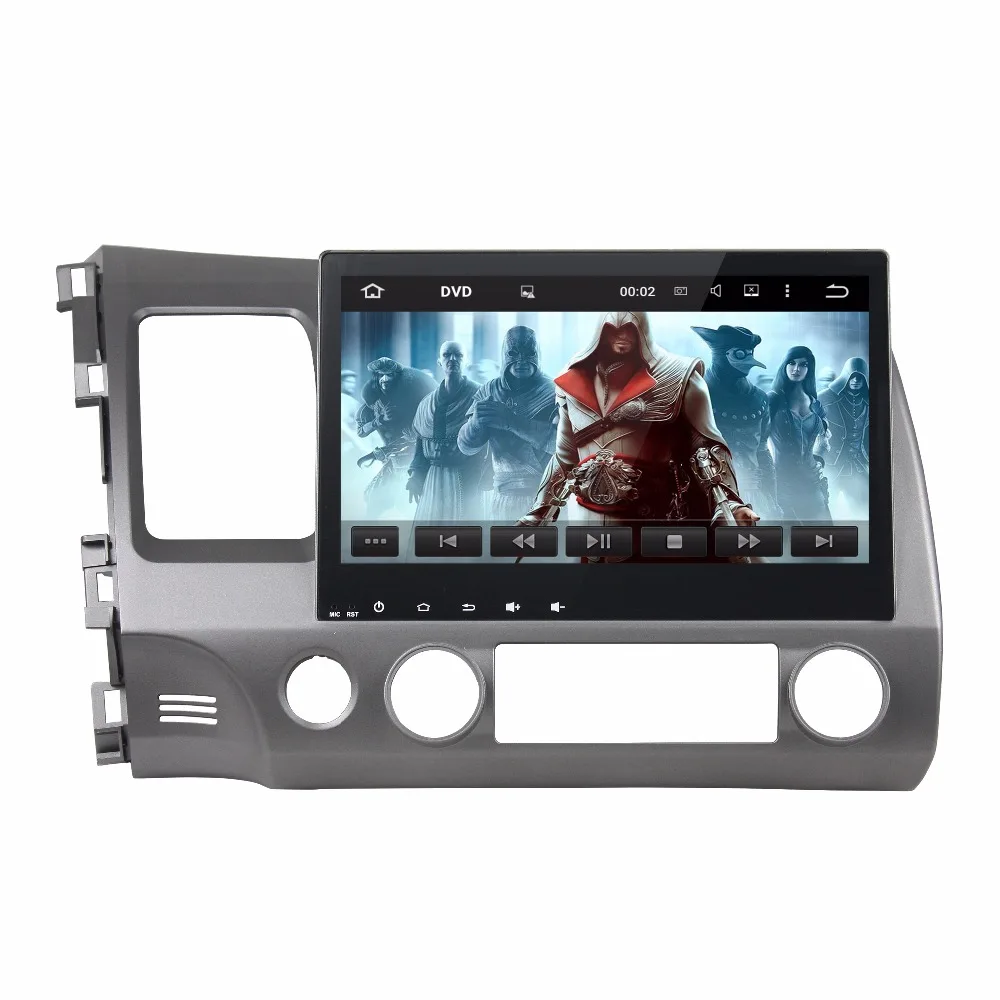 

KLYDE 10.1" 2 Din 8 Core Android 8.0 Car Multimedia Player For Honda CIVIC 2006-2011 Car DVD Player 32GB