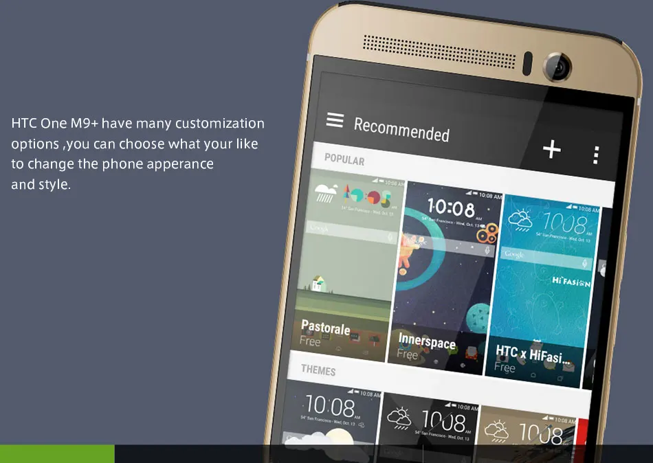 At& T версия htc One M9 Plus M9pw 4G LTE мобильный телефон Восьмиядерный 2,2 ГГц 3 ГБ ОЗУ 32 Гб ПЗУ 5,2 дюймов 2560x1440 двойная камера мобильный телефон