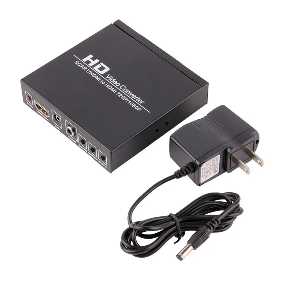 

5PCS Scart/HDMI to HDMI 720P 1080P HD Video Converter Monitor Box For HDTV DVD STB