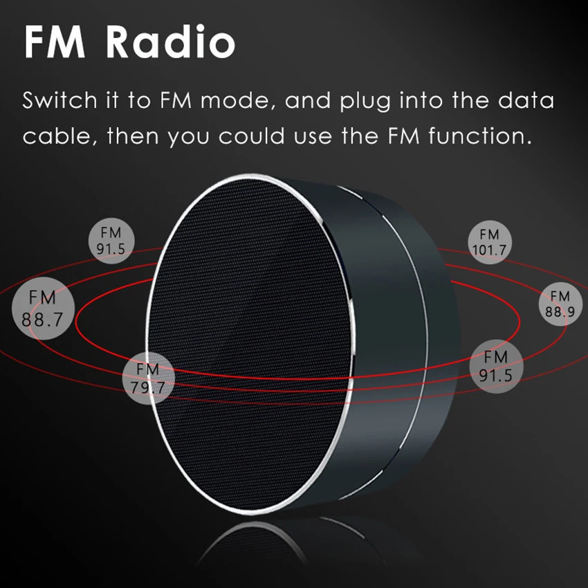Aimitek A11 Metal Bluetooth Speaker-5
