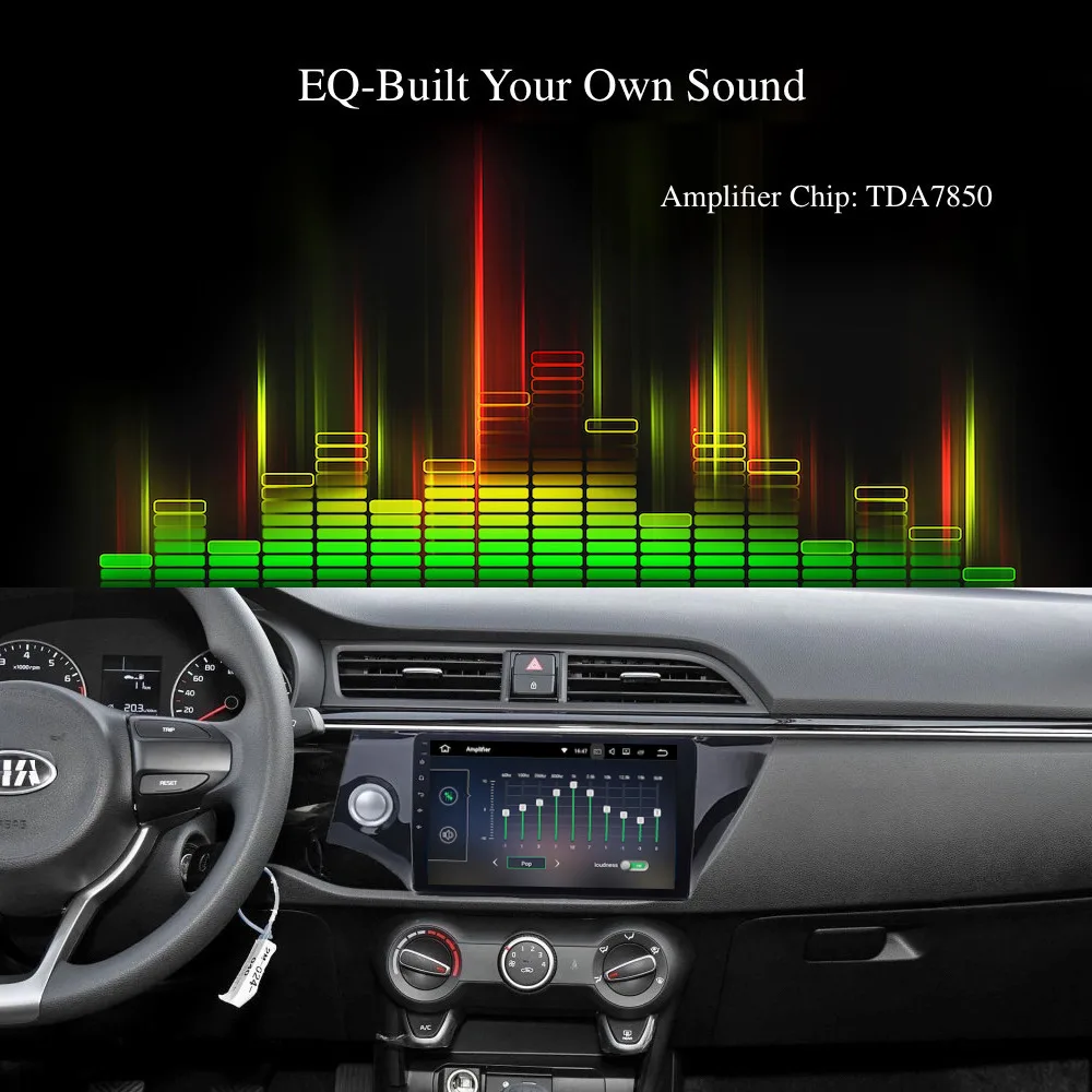 Sale Android 7.1 for Kia Rio K2 Autoradio 2017 2018 car dvd GPS navigation wifi radio bluetooth Steering wheel Free 8g Map MIC 4