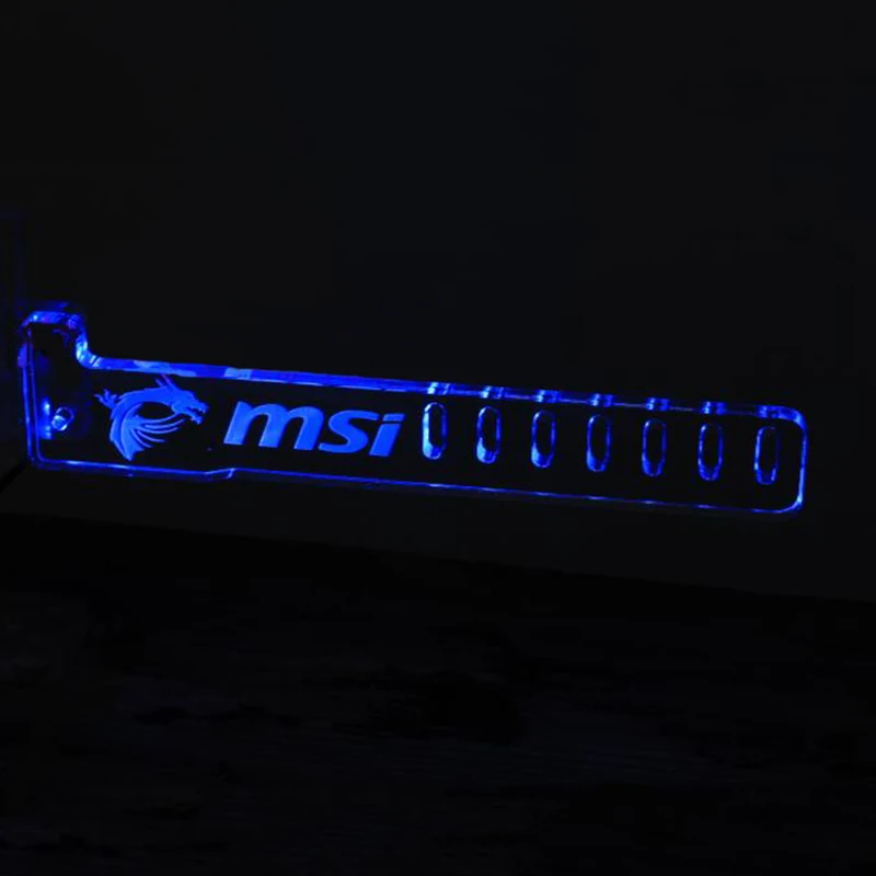 Новейший PCI белый для MSI LED светящийся компьютерный офис Основная коробка