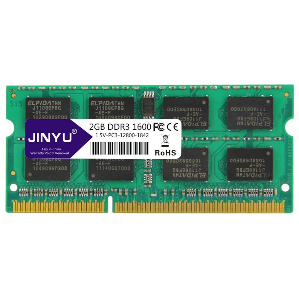 Горячая-Jinyu Ddr3 2G 1,5 V 204Pin Ram память для ноутбука