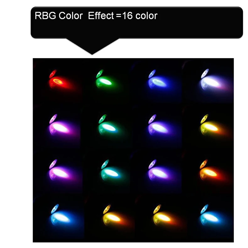 16 Цвет изменение лампочки rgb светодиодные лампы 85-265 v интеллигентая(ый) Светодиодный прожектор Mr16/gu5.3/e14/e27 лампа инфракрасный пульт дистанционного Управление
