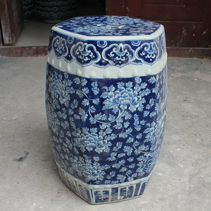 Antique Stool For Dressing Table Chinese Porcelain Garden