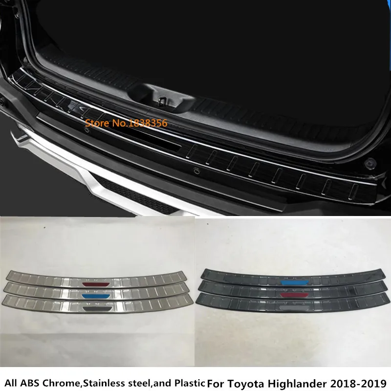 Chrome Rear Bumper Lower Protector Cover Trim For Toyota Highlander 2020-2024 | UK
