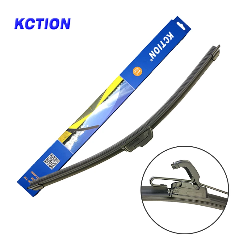 

Flat U-type Soft Frameless Bracketless Rubber Car Windshield Wiper Blade Fit the U/J hook