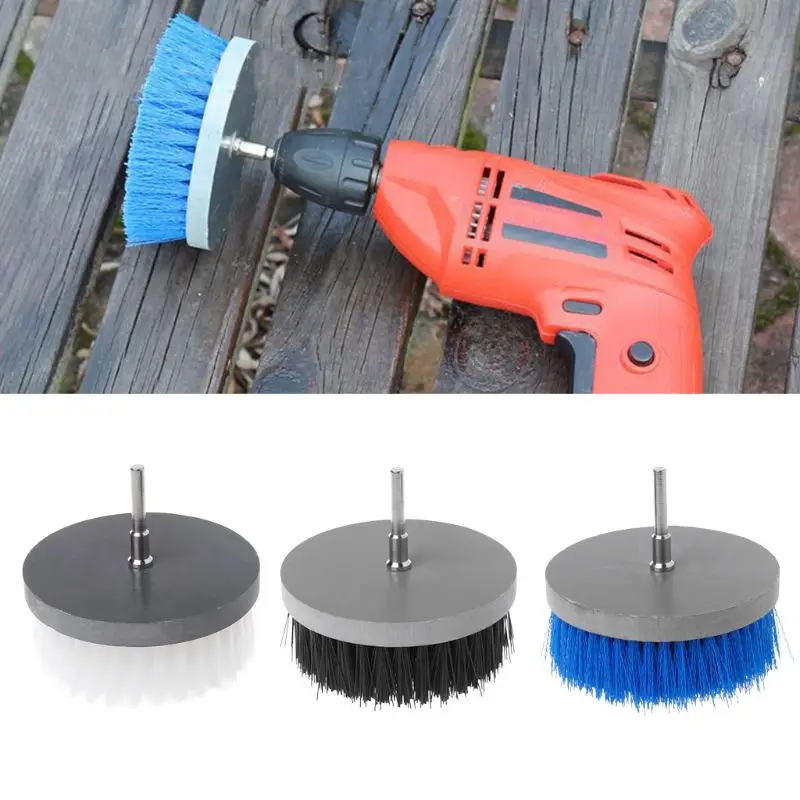 100mm Electric Drill Powered Scrub Heavy Duty Cleaner Brush For