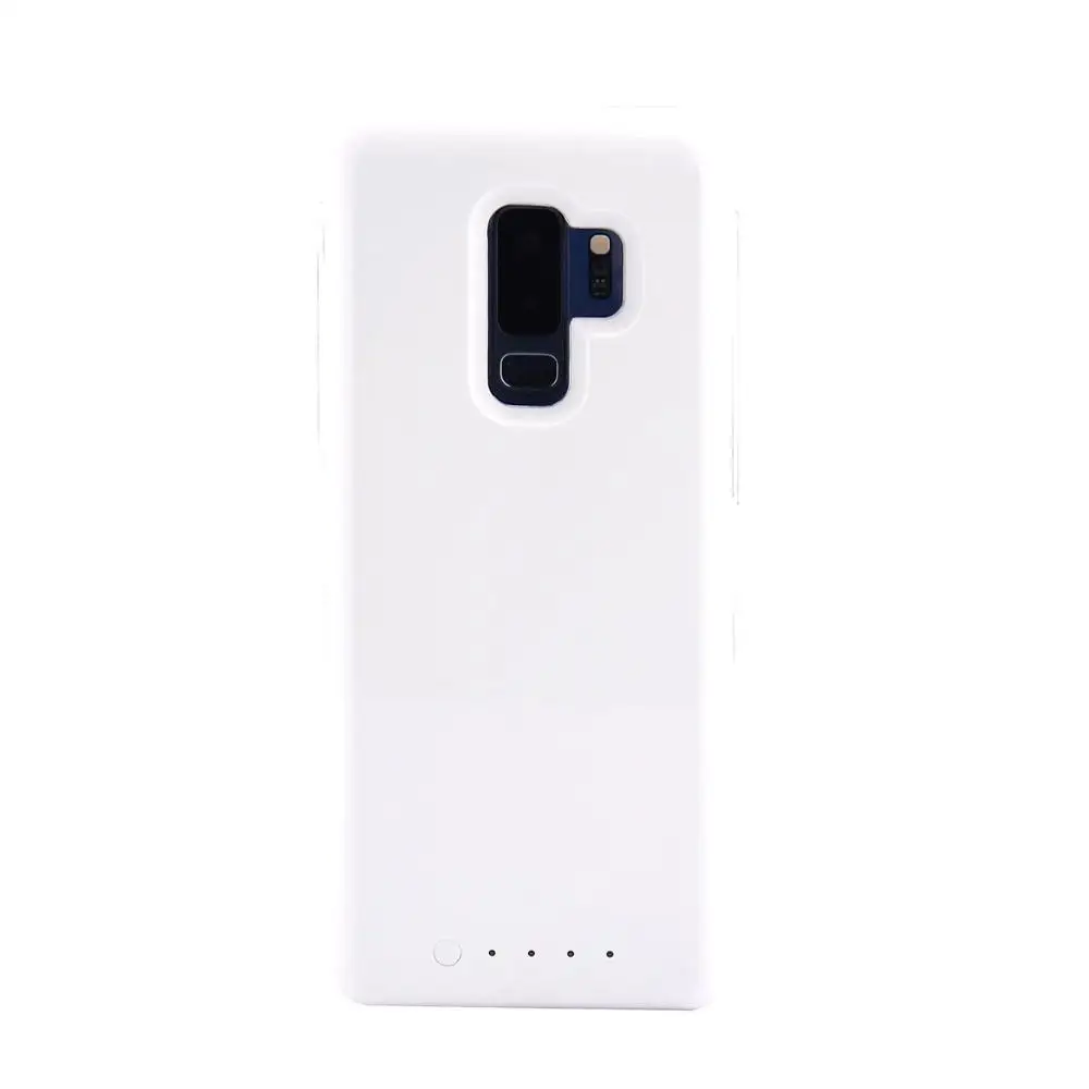 Для samsung Galaxy S9 Батарея Зарядное устройство Чехол Smart Батарея чехол Мощность банка для samsung Galaxy S9 Батарея Зарядное устройство Чехол - Цвет: white