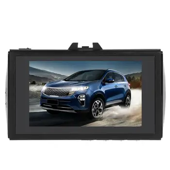 

H9 1296p Dash Cam DVR Car Camera Recorder 3.0 inch Screen Dual Lens Dashcam GPS Tracking ADAS Car Video Recorder Mirror