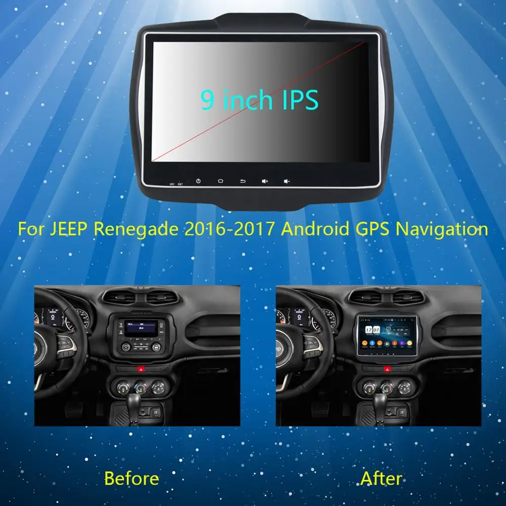 Clearance 10.1" IPS Android 9.0 Octa Core 4G RAM+64G ROM Car DVD Radio Player GPS For Jeep Renegade 2016 2017 2018 DSP CarPlay Parrot BT 2 Clearance 10.1" IPS Android 9.0 Octa Core 4G RAM+64G ROM Car DVD Radio Player GPS For Jeep Renegade 2016 2017 2018 DSP CarPlay Parrot BT 2