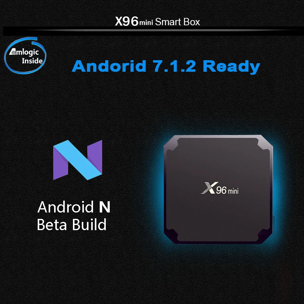 X96 Мини Android 7.1.2 Мини ТВ приставка S905W четырехъядерный 2,4 ГГц WiFi Макс 2 Гб ram 16 Гб rom медиаплеер Поддержка 4K даже 3D HD фильмы 1 шт