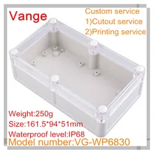 1 шт./лот аромат увлажнитель фоггер коробка для рыболовной Снасти Водонепроницаемый IP68 инструмент из АБС-пластика ящик diy 161,5*94*51 мм прозрачный чехол