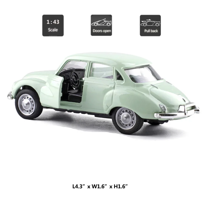 Hommate моделирование 1:43 Винтаж Vemag 1962 модель автомобиля сплав литая игрушечного