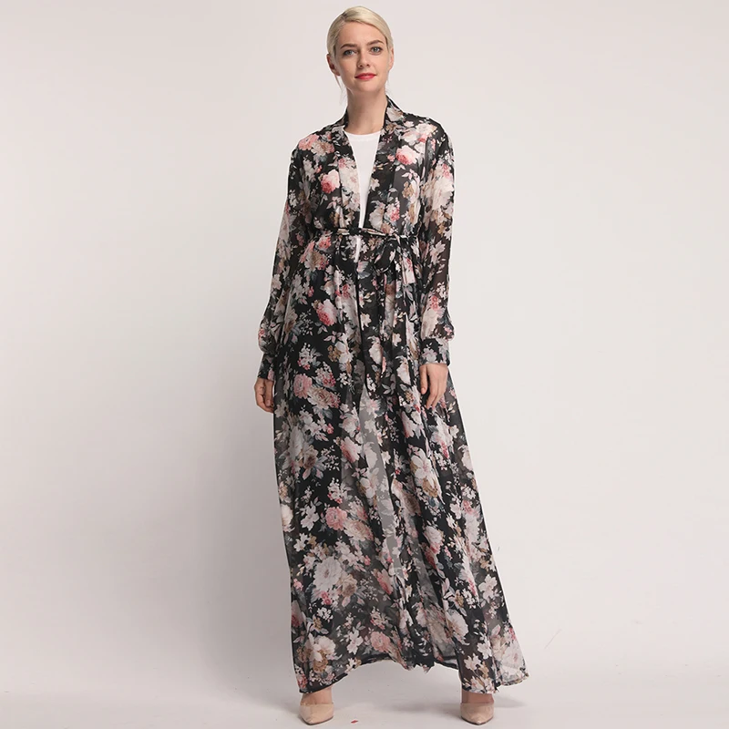 Размера плюс Blusas Mujer De Moda 2020 весеннее шифоновое кимоно с рисунком Женская рубашка