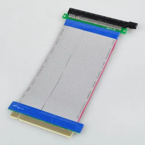 

CAA Hot New PCI-Express PCI-E 16X Riser Card Ribbon Extender Extension 20cm Cable