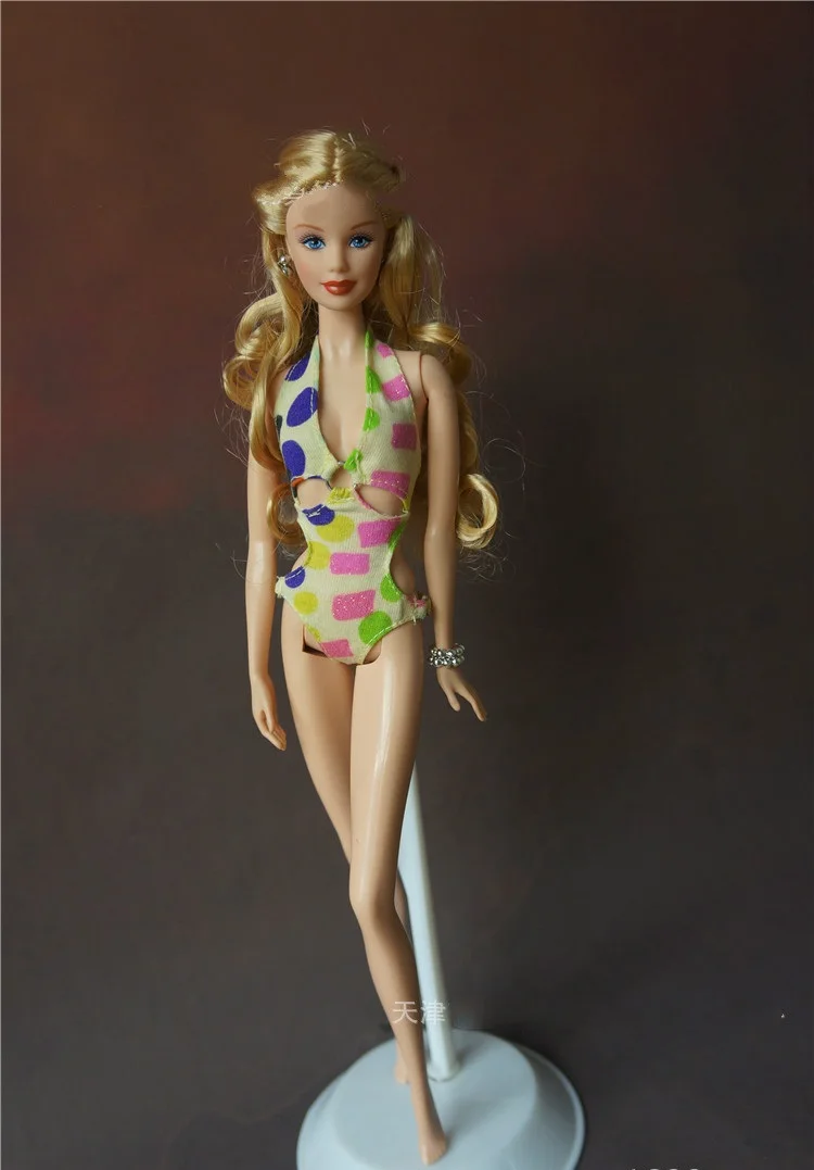 

Fashion Handmade Swimwear Beach Bikini Bathing Swimsuits Outfits for Barbie Dolls 1/6