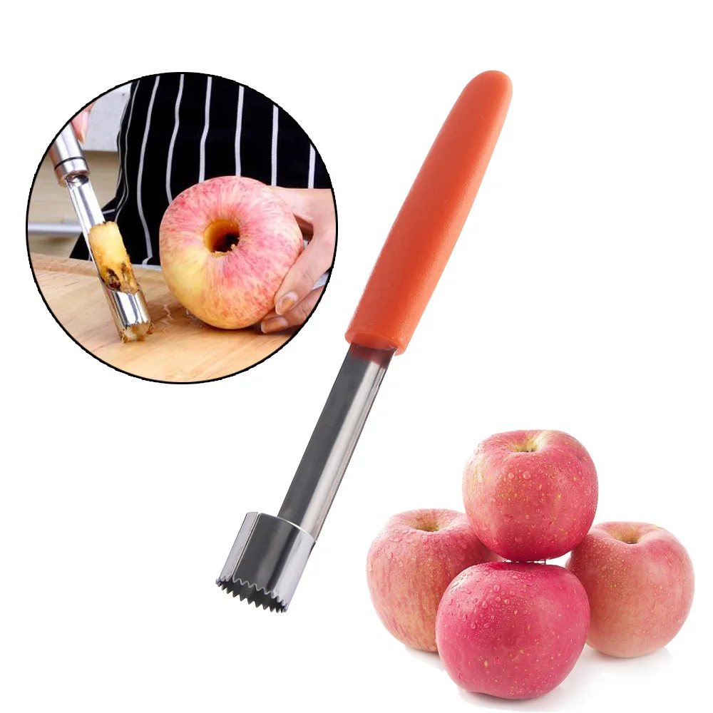 1Pcs Apple Corer Seeder Kitchen Gadgets Tools Stainless Easy Steel