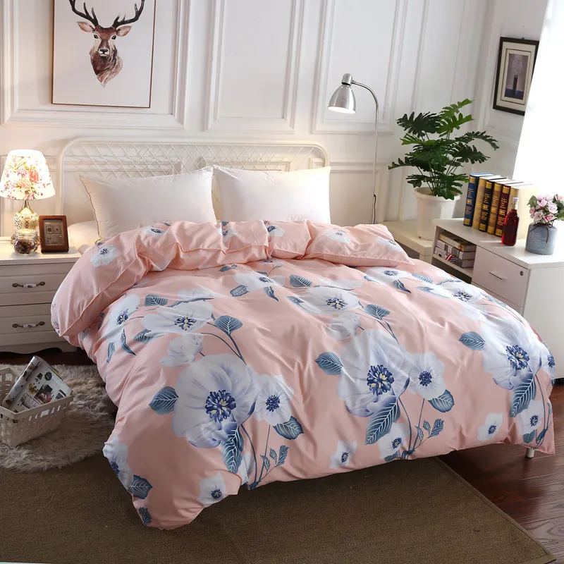 1 шт. пододеяльник с рисунком односпальная средняя двуспальная большая двуспальная размер полиэстер/хлопковое стеганное одеяло домашняя постельное белье многоцветная опционально - Цвет: YJB-xiang mang yuan