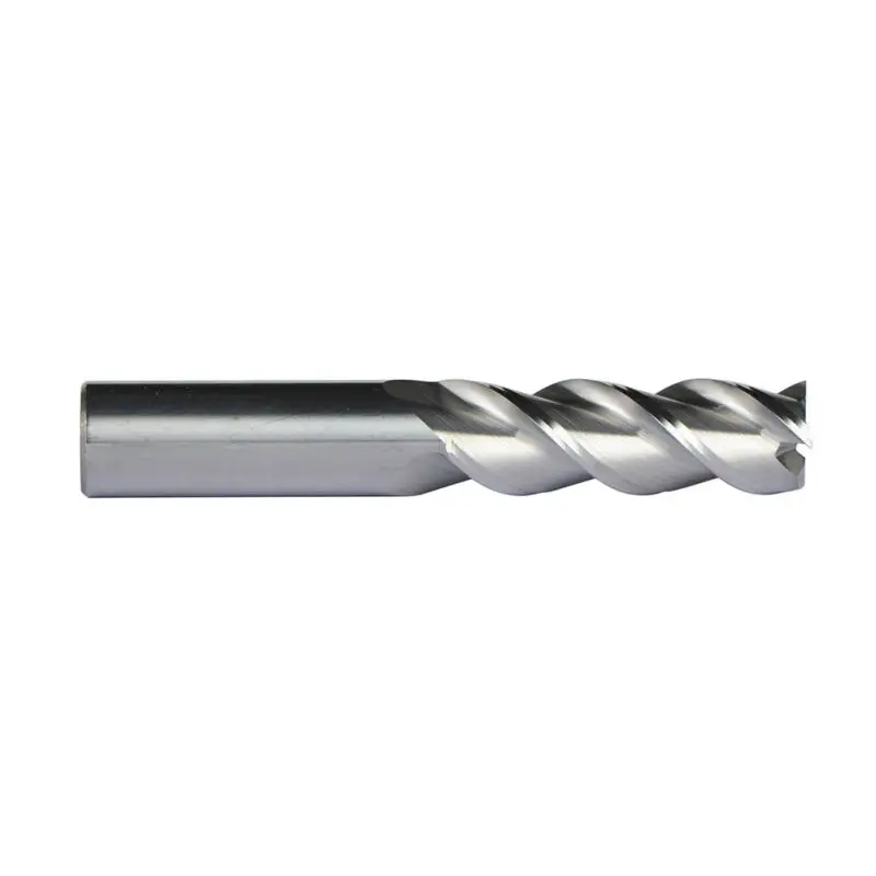 

2Pcs End Mill Replacement 3 Flute Cutter Set Solid Tungsten Carbide HRC45 Home Metalworking Practical