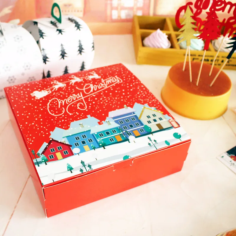 Inch Christmas Cake Boxes Inch Christmas Cake Boxes