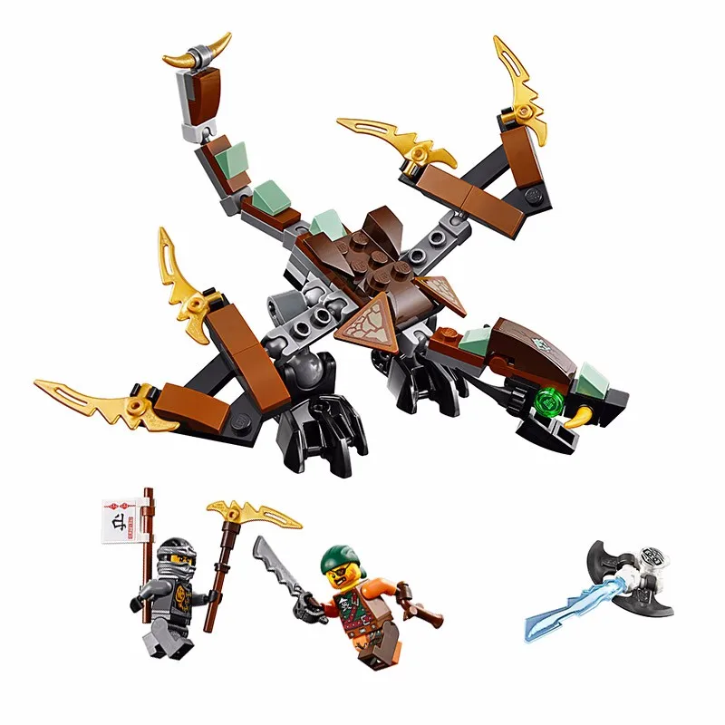 LEPIN Ninjagoed Cole's Dragon Building Blocks Sets Bricks Ninja Masters Movie Classic Model Kids Toys Marvel Compatible Legoings lepin town bus station city building blocks sets kits bricks model kids classic toys marvel compatible legoings