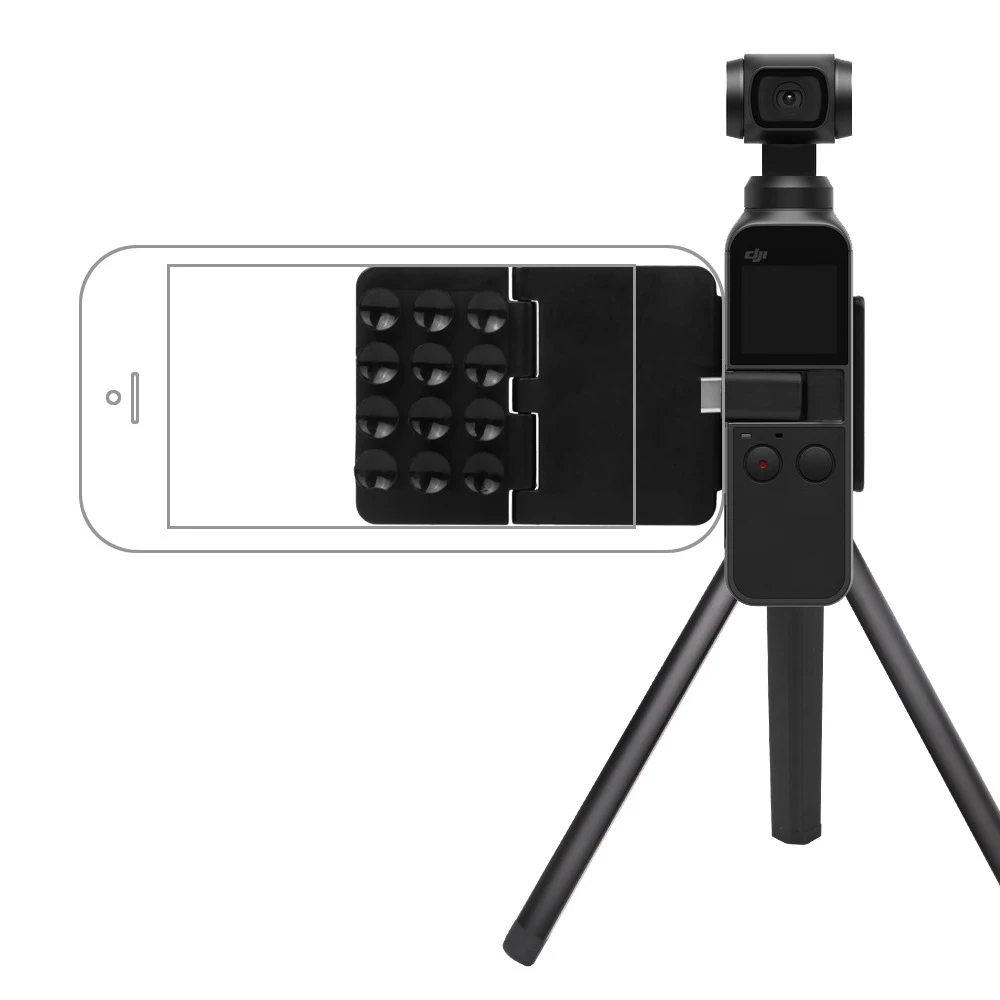 Selfie Stick Rod Mini Tripod Handheld Gimbal Smartphone suction Cup bracket Holder for DJI OSMO Pocket Camera Accessories | Электроника