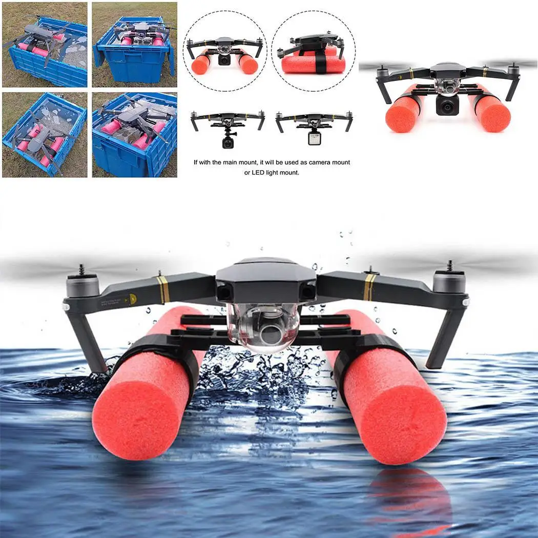 Water Drone Aircraft Landing Gear Buoyancy Stick Hover Accessories for 0.25kg As the picture shown Kit Mavic | Электроника