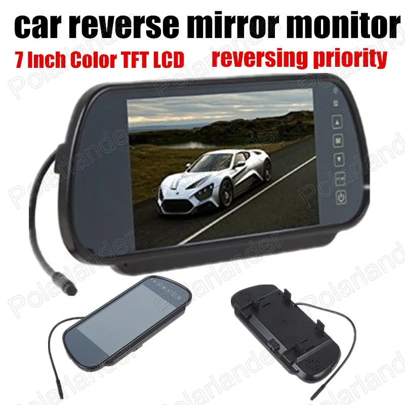 7 Inch TFT LCD 234x480 Color Display Screen Car Rear View mirror