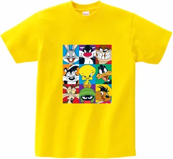 

2020 NEW rabbit print T-Shirt children T Shirt kids Short Sleeve Hot summer tops white baby boy shirt clothes MJ