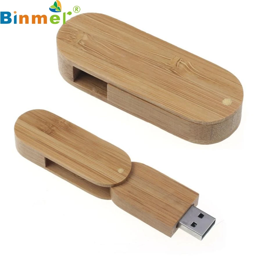 Top Quality 64GB Rotation Wood USB2 0 High Speed Flash font b Storage b font Drive