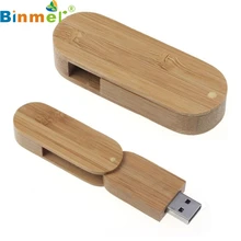 Top Quality 64GB Rotation Wood USB2.0 High Speed Flash Storage Drive Memory Stick Storing U-Disk For PC Notebook MAC MAY24