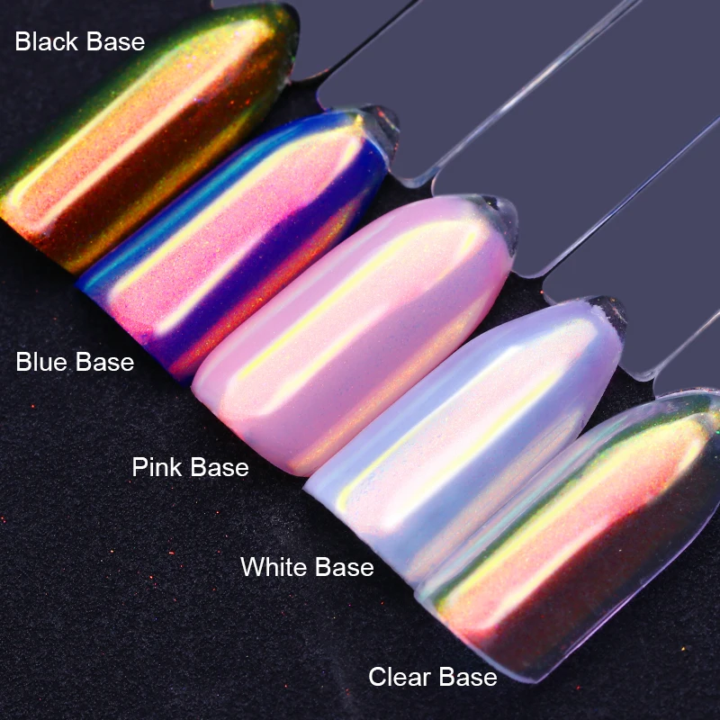 1 коробка 0,2 г лазерный блеск для ногтей павлин голографическое зеркало порошок Лазерная пыль лак для ногтей порошок хромового пигмента DIY украшения