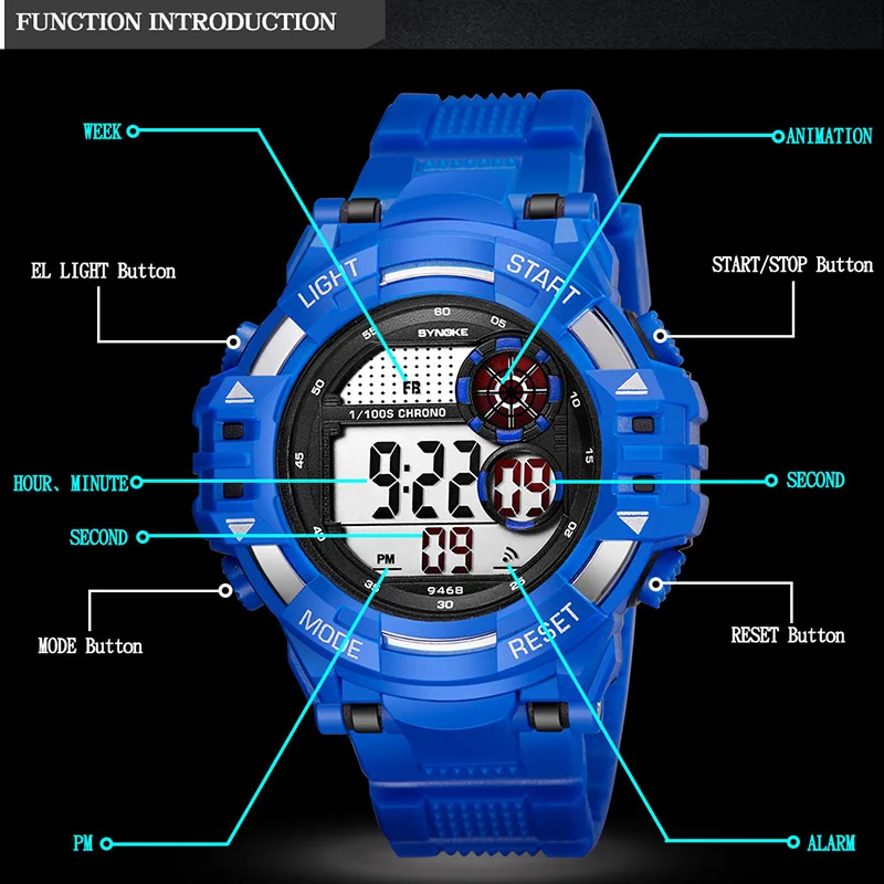 PANARS часы мужские Роскошные водонепроницаемые спортивные G Shock армейские