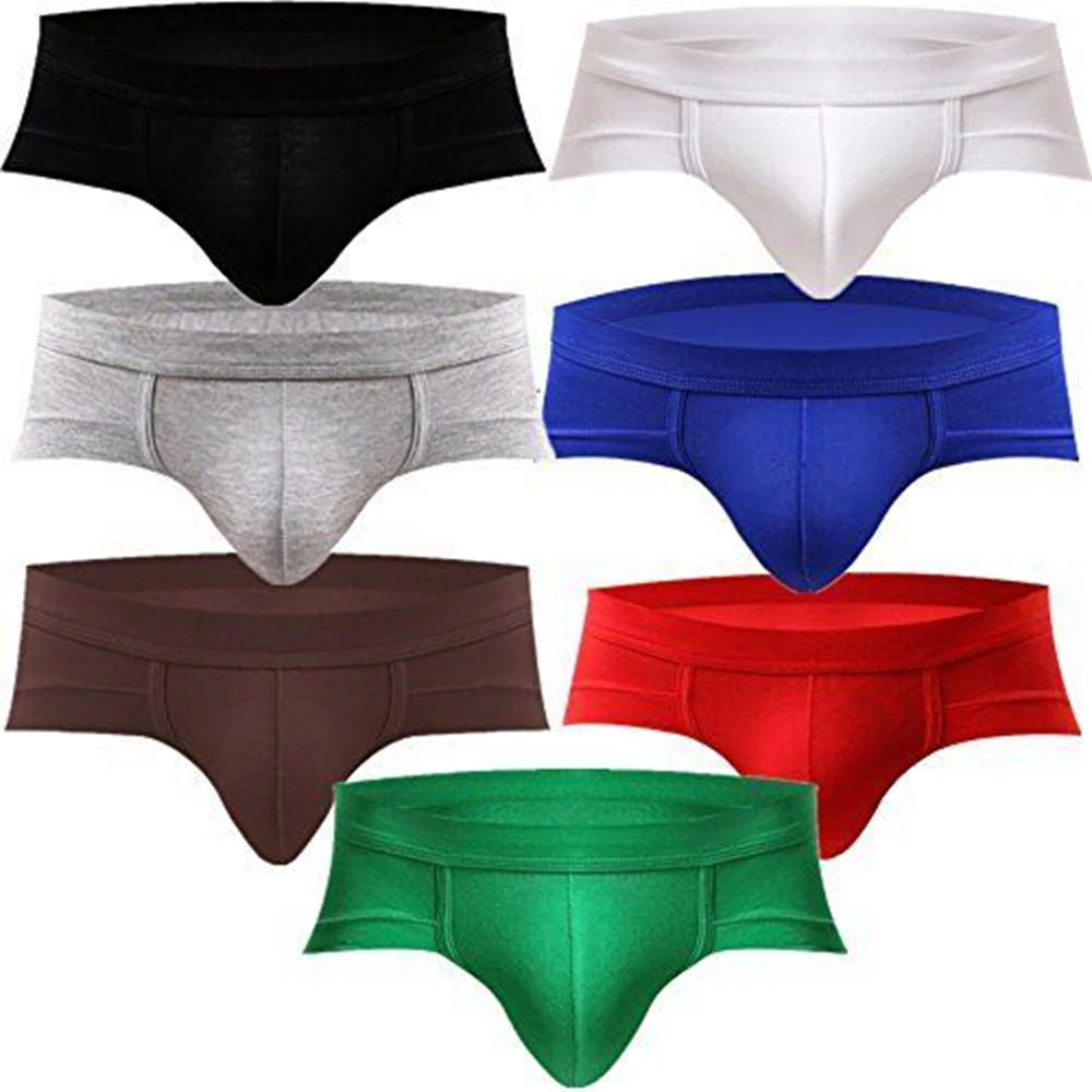 

3 предмета, сексуальное мужское нижнее белье, трусы бикини UD57 Cockcon Pouch Slip Homme, сексуальное нижнее белье, 12 однотонных цветов, для здоровья, удобные, Модальные