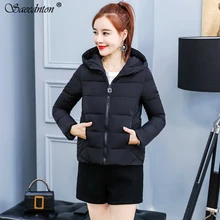 2019 New Ladies Fashion Coat Winter Jacket Women Outerwear Short Wadded Jacket Female Cotton Padded Parka Women Hooded Overcoat цена 2019 New Ladies Fashion Coat Winter Jacket Women Outerwear Short Wadded Jacket Female Cotton Padded Parka Women Hooded Overcoat цены онлайн