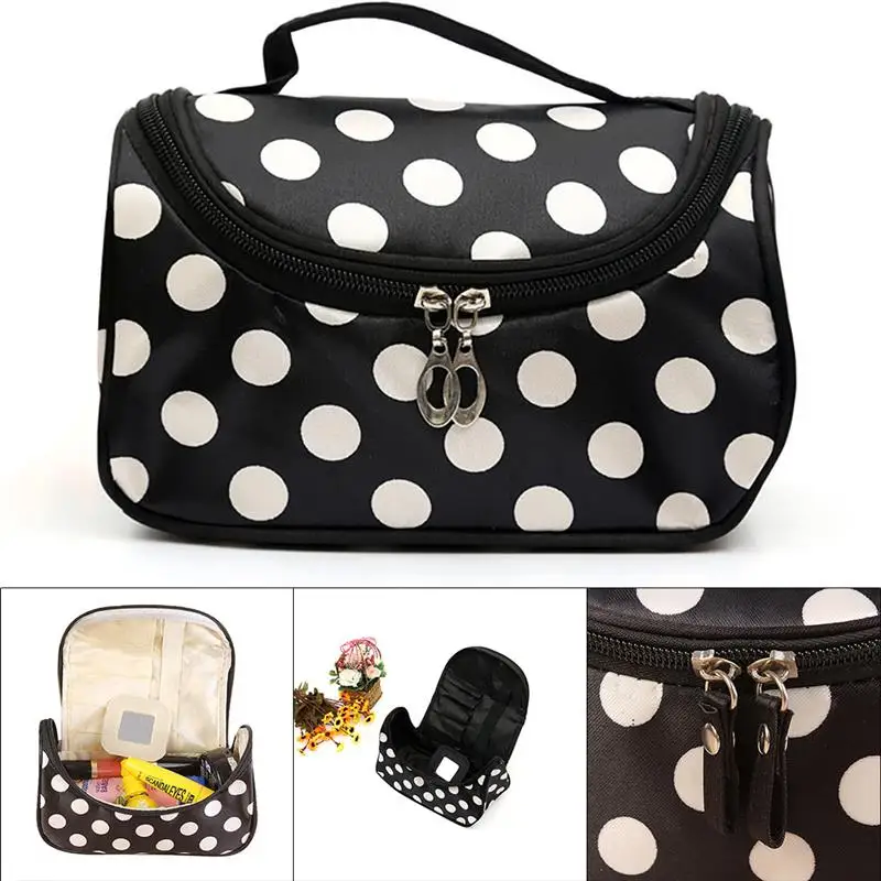 العلامة التجارية المنظم السفر أزياء سيدة مستحضرات التجميل حقيبة التجميل تخزين أكياس كبيرة قدرة المرأة حقيبة مستحضرات تجميل Cheapeast