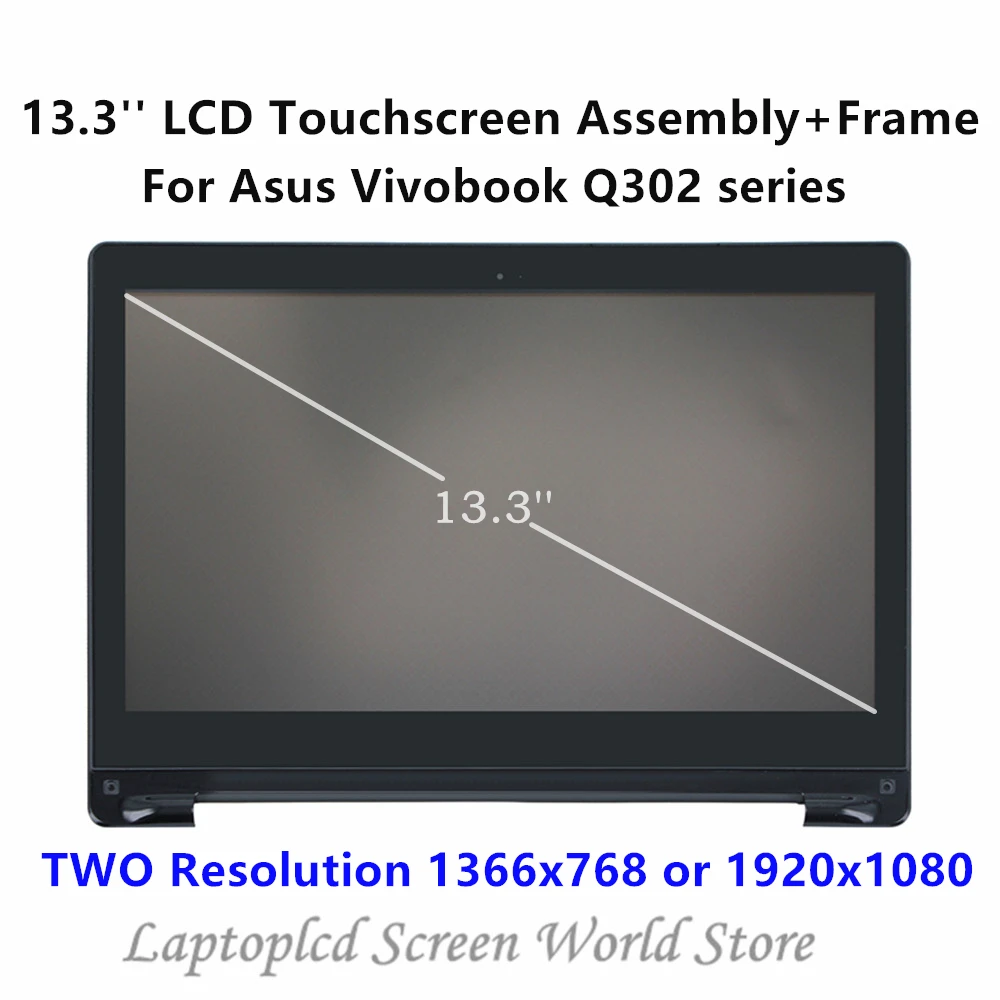 FTDLCD 13.3'' LCD Display TouchScreen Digitizer Laptop Assembly with