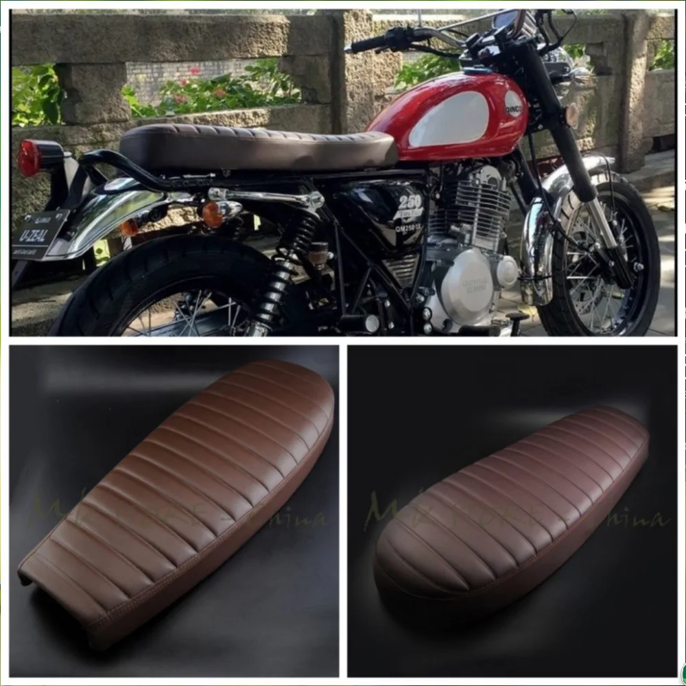 

MOTOCYCLE Universal Coffer HUMP MASH CAFE RACER SEAT RETRO LOCOMOTIVE CUSHION