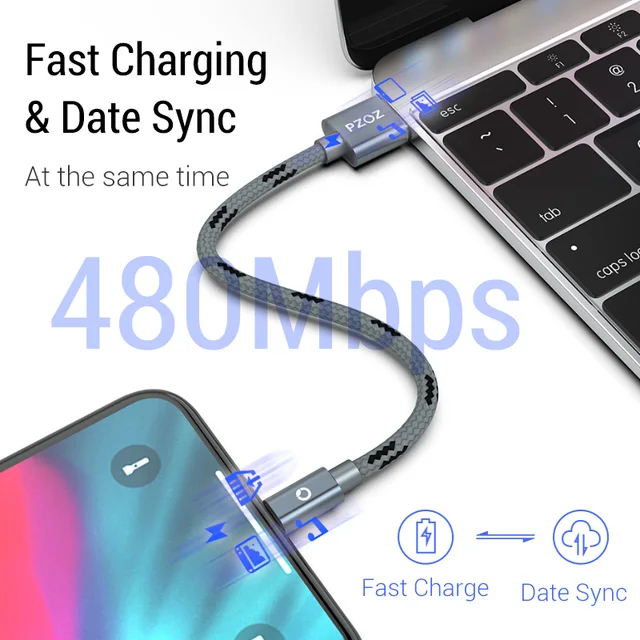 Cable Usb pour câble iphone 14 13 12 11 pro max Xs Xr X SE 2 8 7 6 – Image 3