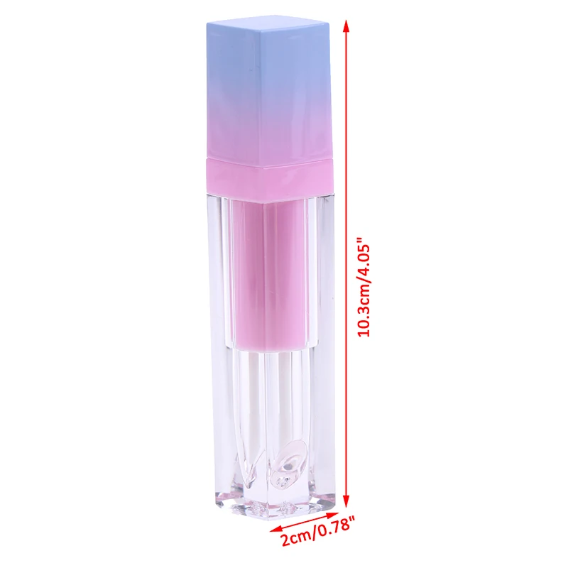 1pc Gradient Pink Empty Lipstick Tubes DIY Lip Balm Tube DIY Cosmetic Tubes New