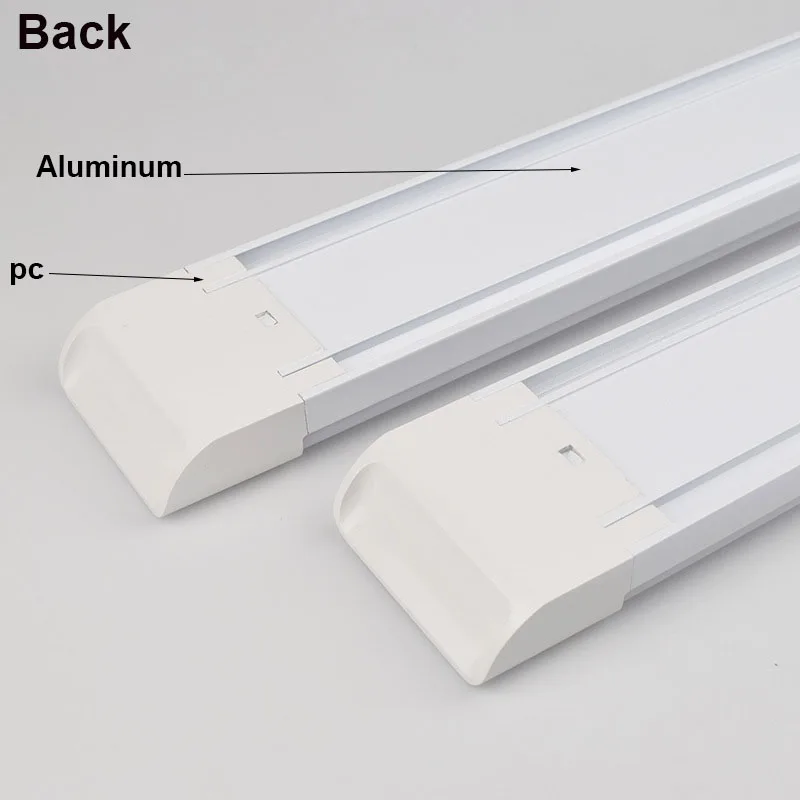 Новый стиль tri-доказательство светодио дный Light Tube очистки приспособление плоский кронштейн с цвета: золотистый, серебристый синий Кепки 4ft