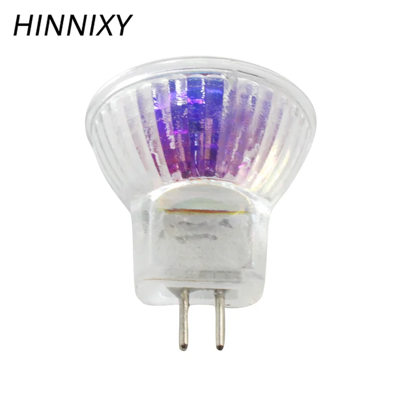 Hinnixy 10 шт./лот MR11 GU5.3 супер яркая галогенная лампа с регулируемой яркостью 12 В/220 В 35