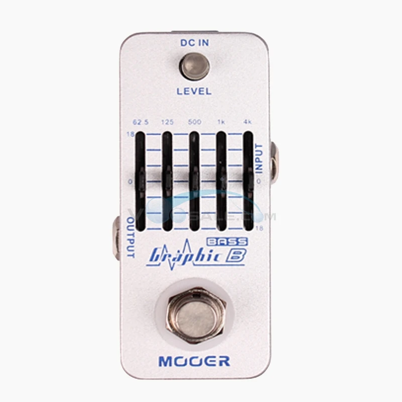 Mooer Graphic B Band Bass Equalizer Guitar Effect Delay Pedal Graphic