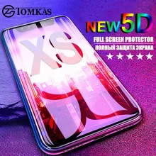 TOMKAS 5D стекло для iPhone X XS Max защита экрана Закаленное стекло пленка для Apple iPhone XS XR XS Max 10 Защитная стеклянная пленка