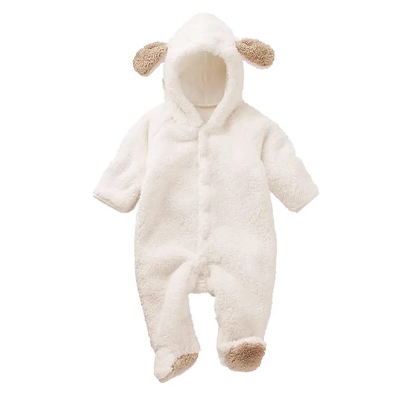 شين الخريف الوليد الطفل مقنعين رومبير طفل الفتيان لينة دافئ شتاء طويل الأكمام الحيوان بذلة لطيف الملابس ل 3- 12 M شين الخريف الوليد الطفل مقنعين رومبير طفل الفتيان لينة دافئ شتاء طويل الأكمام الحيوان بذلة لطيف الملابس ل 3- 12 M